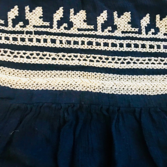 embroidered gauze top - Picture 3 of 4